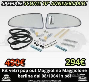 VW MAGGIOLINO MAGGIOLONE KIT VETRI APRIBILI