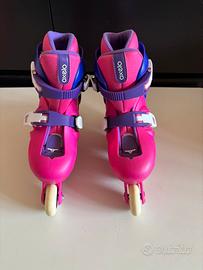 Roller Oxelo bambina PLAY3 rosa-lilla tg. 28-30