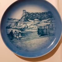 Piatto da collezione antica Genova 