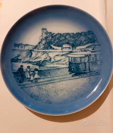 Piatto da collezione antica Genova 