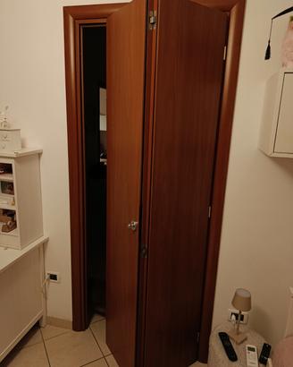 Porta a scomparsa, a libro e battente