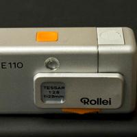 Rollei E110 con obiettivo Tessar 23mm f/2.8