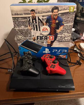 PS3 Super Slim 500GB + 2 Controller + Scatola