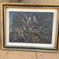 Quadro bassorilievo in rame