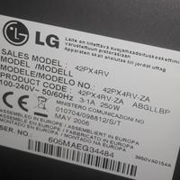 tv lg plasma