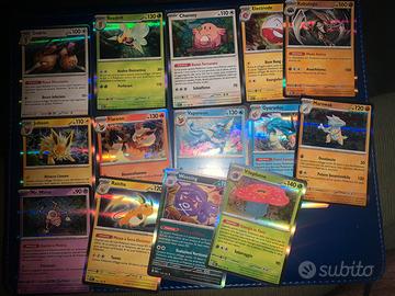 Lotto carte pokemon 151 ita holo near mint