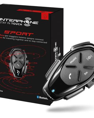 Interphone Sport Bluetooth per casco moto -  NUOVO