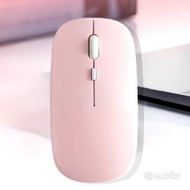 Mouse Wireless + Bluetooth Rosa