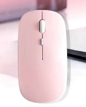 Mouse Wireless + Bluetooth Rosa