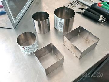 stampini per tartare in inox usati
