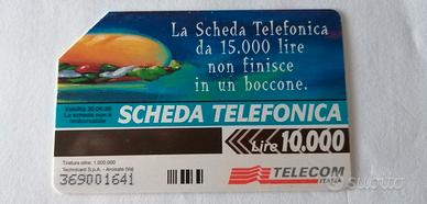 Scheda telefonica  rara