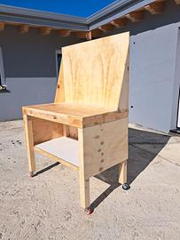 Banco da Lavoro in legno massiccio artigianale