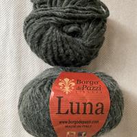 Filato Luna Borgo de’ Pazzi verdone 1 gomitolo 1/2