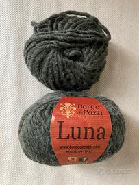 Filato Luna Borgo de’ Pazzi verdone 1 gomitolo 1/2
