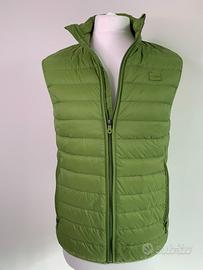 [Armani Jeans] Gilet Piumino Vero 48 Verde Unisex