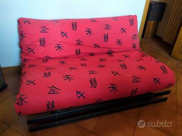 Divano-letto in stile futon marca Cinius