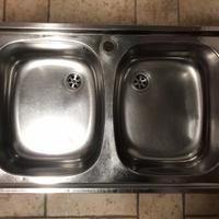 Lavello per cucina in acciaio inox