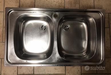 Lavello per cucina in acciaio inox