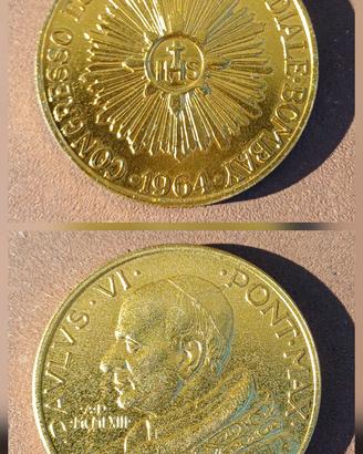 medaglia congresso eucaristico bombay 1964