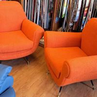 coppia poltrone in stile Gigi Radice