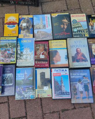 Videocassette di fim di religione e altro