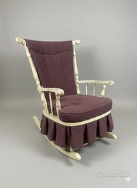 Sedia a dondolo Vintage anni 60'/70'