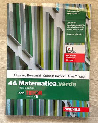 Libri Matematica.Verde terza edizione 4A e 4B