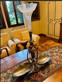 RICERCATOcentrotavolaEPERGNEflautoVETROanticoXIXse