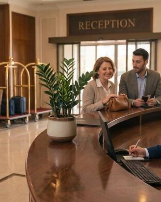 Receptionist hotel