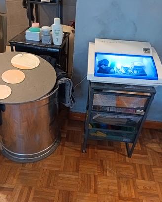 porta biancheria +sterilizzatore 