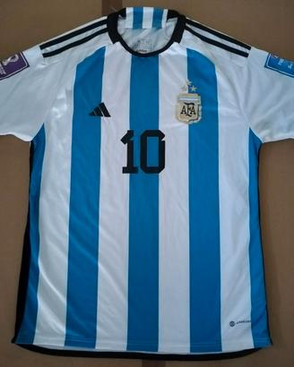 Maglia Argentina Messi 10 Adidas calcio mondiali