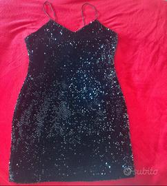 Mini abito elegante con pailettes