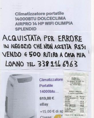 climatizzatore portatile olimpia splendid