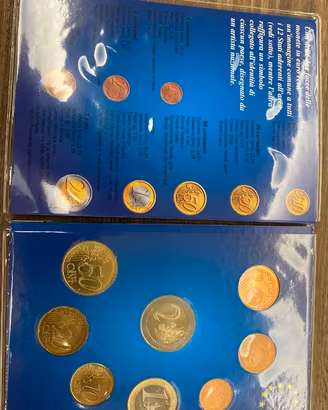 Serie divisionali Euro 2002 blister originali