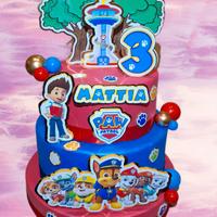 torta scenografica tema PawPatrol 