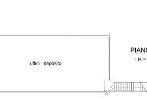 Uffici / deposito openspace di 160 mq zona basa