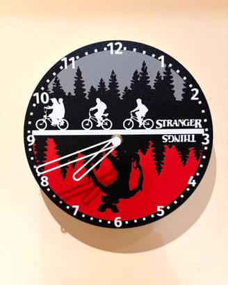 Orologio parete 3D Stranger Things Sottosopra