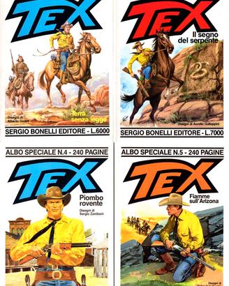 Lotto Tex gigante dal numero 2 al numero 17