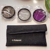 Kit 3 Filtri Polaroid Fotocamera 58mm. UV, CPL, FL