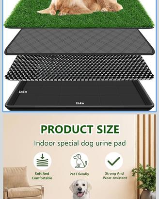 Tappetino erba per animali