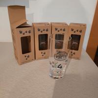 4 bicchieri da birra