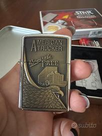 Accendino stile Zippo American Trucker Earth