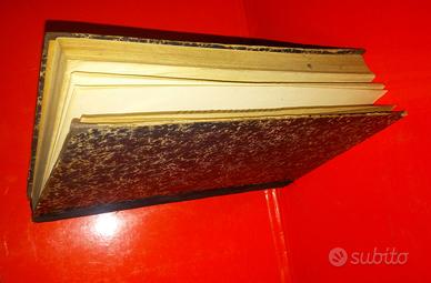 Libro  Antico Antologia  Tedesca 1892