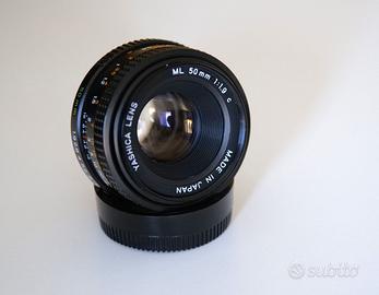 Yashica ML 50mm 1.9 C   nuovo di pacco Contax C/Y