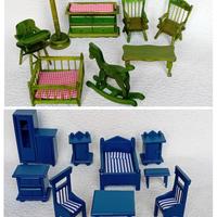 Mobili in miniatura in legno casa di bambola