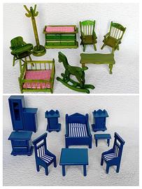Mobili in miniatura in legno casa di bambola