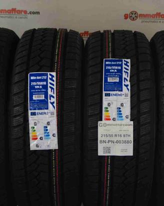 4 Pneumatici 215/55 R16 Hifly Win Turi 212