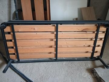 Letto singolo da bambina completo di rete