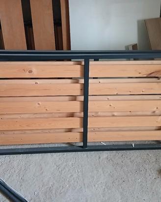 Letto singolo da bambina completo di rete