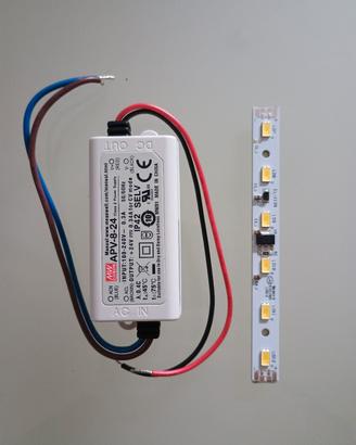 luci led + alimentatori 24v